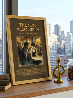 The Sun Also Rises Minimalist Book Poster by Ernest Hemingway – image 3