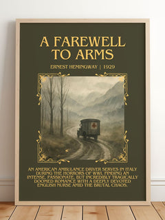 A Farewell To Arms Minimalist Book Poster by Ernest Hemingway – image 2