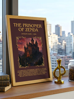 The Prisoner Of Zenda Minimalist Book Poster by Anthony Hope – image 3