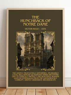 The Hunchback Of Notre Dame Minimalist Book Poster by Victor Hugo – image 2