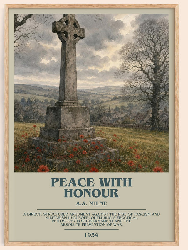 Peace With Honour Bookish Wall Art by A.A. Milne
