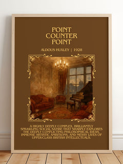 Point Counter Point Minimalist Book Poster by Aldous Huxley – image 2