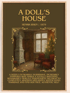 A Doll’S House Minimalist Book Poster by Henrik Ibsen – image 1