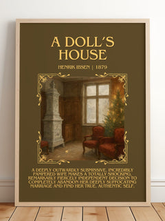 A Doll’S House Minimalist Book Poster by Henrik Ibsen – image 2