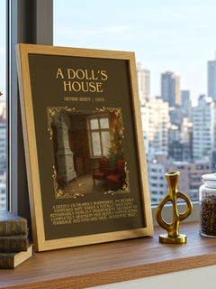 A Doll’S House Minimalist Book Poster by Henrik Ibsen – image 3