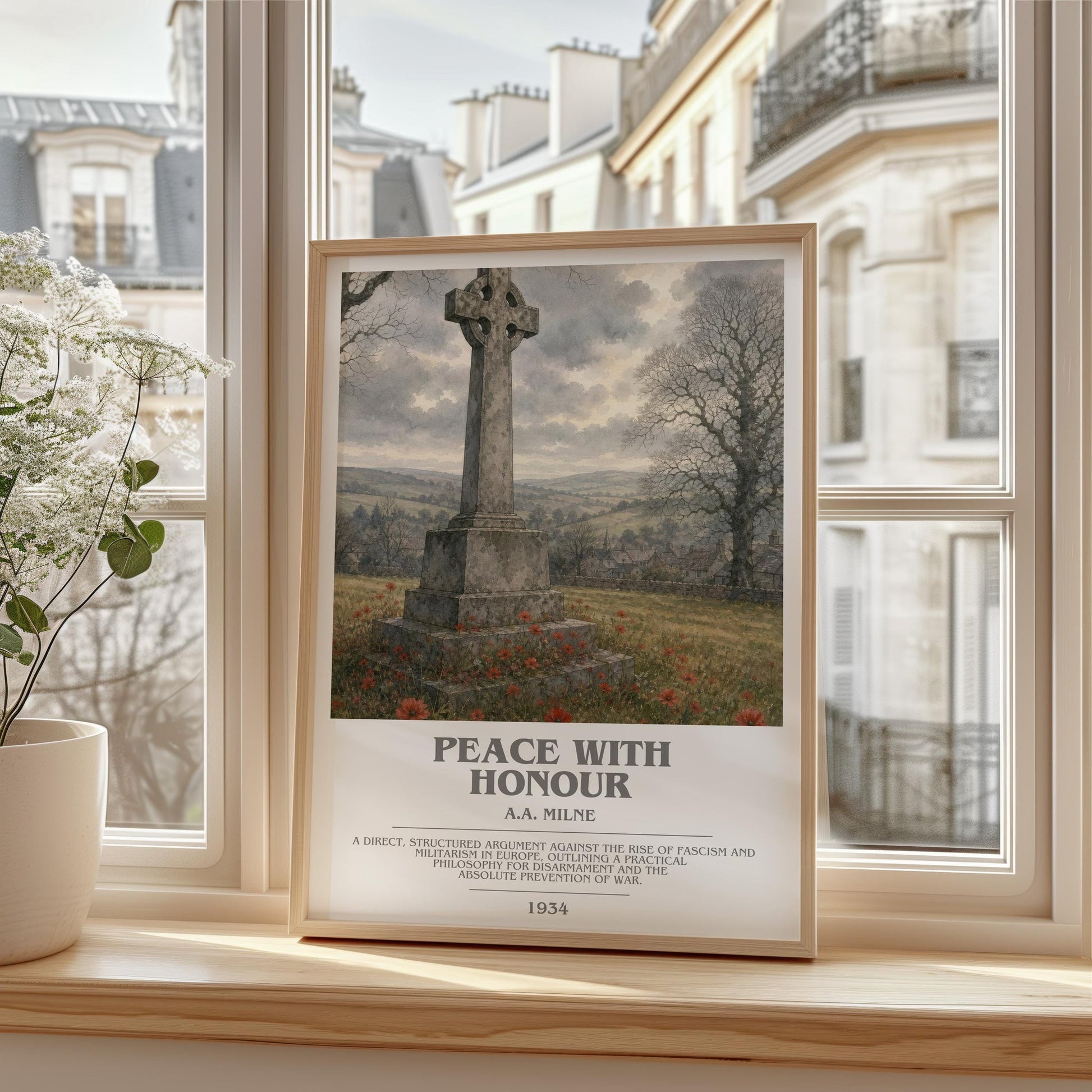 Peace With Honour Bookish Wall Art by A.A. Milne