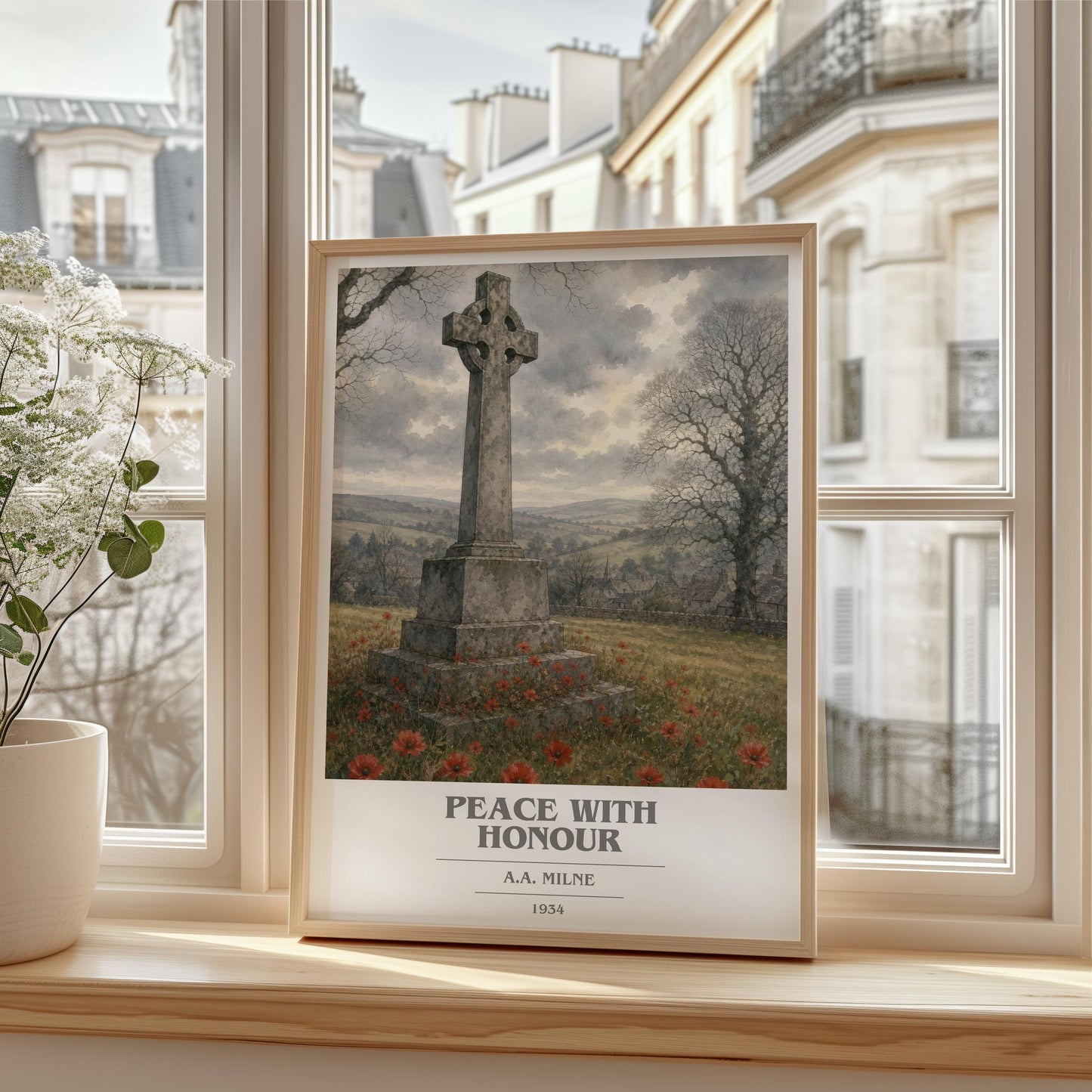 Peace With Honour Book Cover Poster by A.A. Milne
