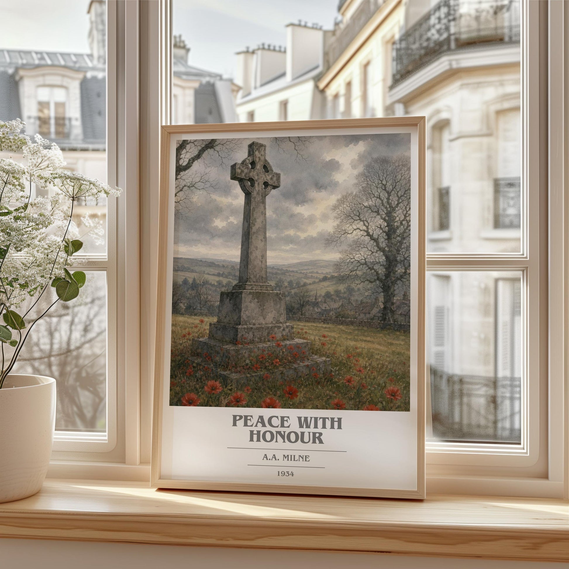Peace With Honour Book Cover Poster by A.A. Milne