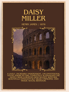 Daisy Miller Minimalist Book Poster by Henry James – image 1