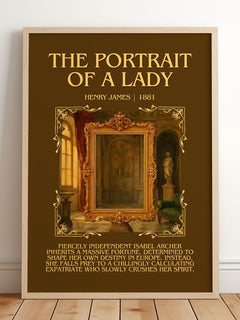 The Portrait Of A Lady Minimalist Book Poster by Henry James – image 2