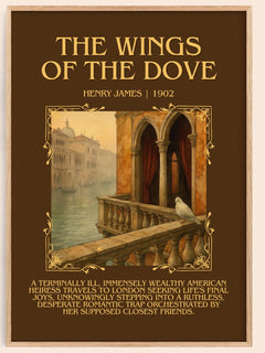 The Wings Of The Dove Minimalist Book Poster by Henry James – image 1