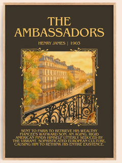 The Ambassadors Minimalist Book Poster by Henry James – image 1