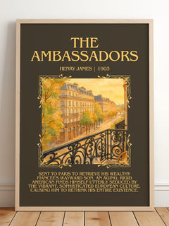 The Ambassadors Minimalist Book Poster by Henry James – image 2