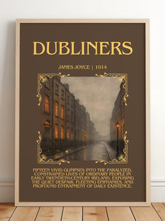 Dubliners Minimalist Book Poster by James Joyce – image 2