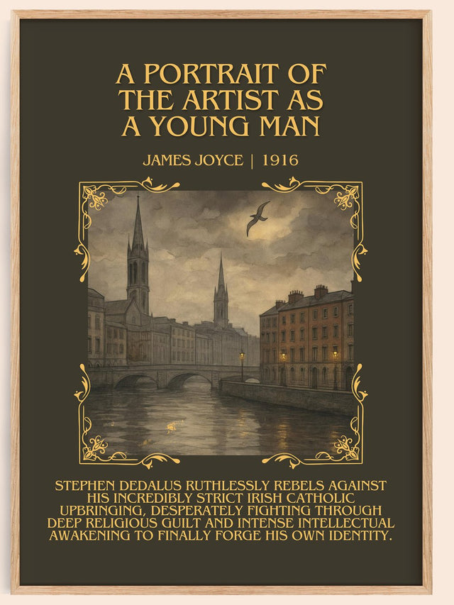 Portrait Of The Artist As A Young Man Minimalist Book Poster – J.