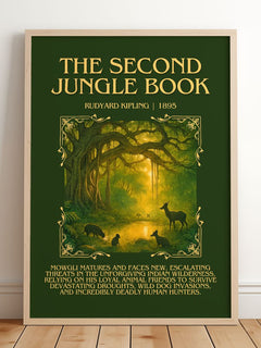 The Second Jungle Book Minimalist Book Poster by Rudyard Kipling – image 2