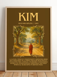 Kim Minimalist Book Poster by Rudyard Kipling – image 2