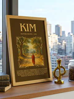 Kim Minimalist Book Poster by Rudyard Kipling – image 3