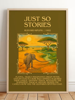 Just So Stories Minimalist Book Poster by Rudyard Kipling – image 2