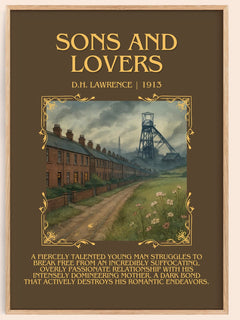 Sons And Lovers Minimalist Book Poster by D.H. Lawrence – image 1