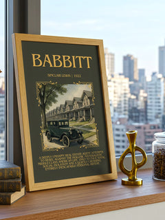 Babbitt Minimalist Book Poster by Sinclair Lewis – image 3