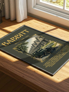 Babbitt Minimalist Book Poster by Sinclair Lewis – image 4