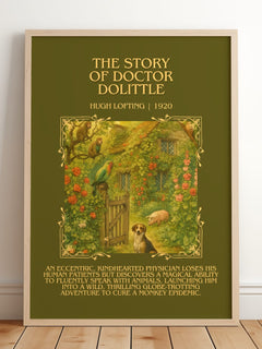 The Story Of Doctor Dolittle Minimalist Book Poster by Hugh Lofting – image 2