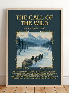 The Call Of The Wild Minimalist Book Poster by Jack London – image 2