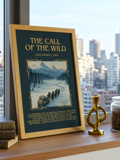 The Call Of The Wild Minimalist Book Poster by Jack London – image 3