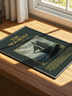 The Sea-Wolf Minimalist Book Poster by Jack London – image 4