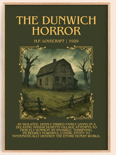 The Dunwich Horror Minimalist Book Poster by H.P. Lovecraft – image 1