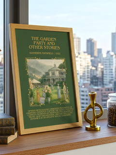Garden Party And Other Stories Minimalist Book Poster by K. Mansfield – image 3