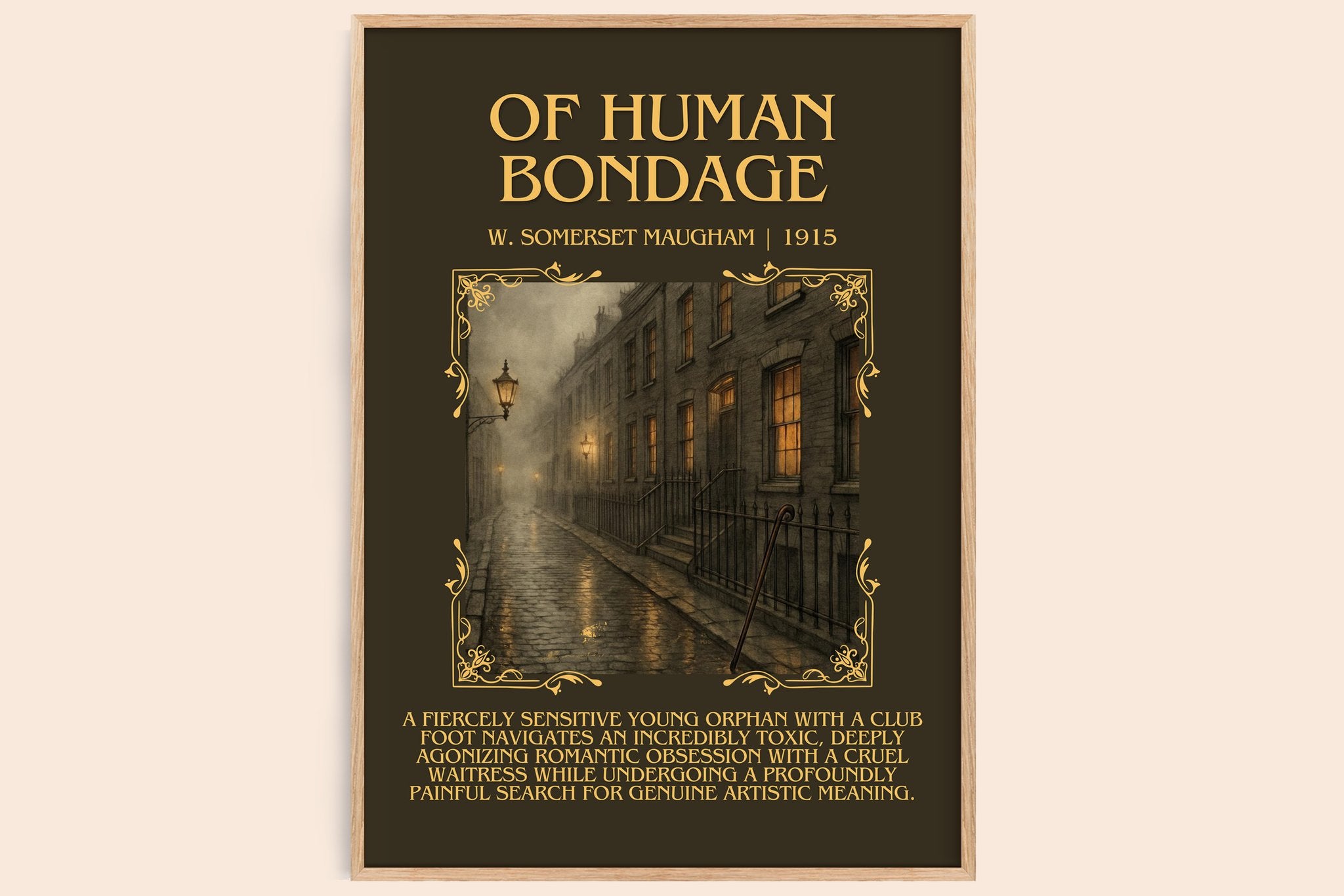 Of Human Bondage Minimalist Book Poster by W. Somerset Maugham