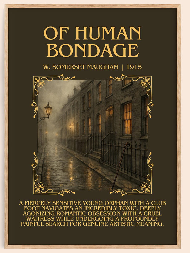 Of Human Bondage Minimalist Book Poster by W. Somerset Maugham