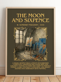 The Moon And Sixpence Minimalist Book Poster by W. Somerset Maugham – image 2