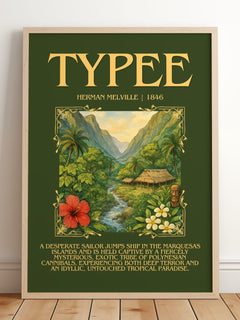 Typee Minimalist Book Poster by Herman Melville – image 2