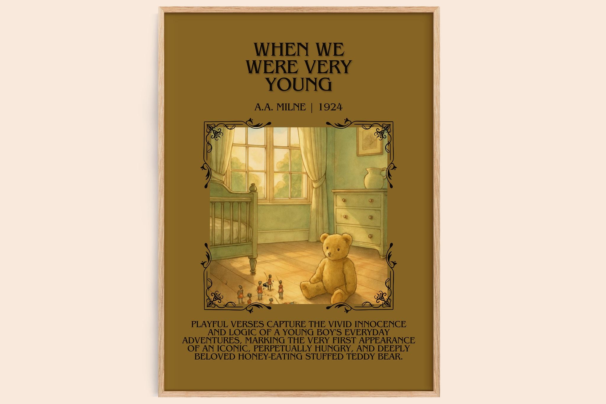 When We Were Very Young Minimalist Book Poster by A.A. Milne