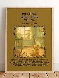 When We Were Very Young Minimalist Book Poster by A.A. Milne – image 2