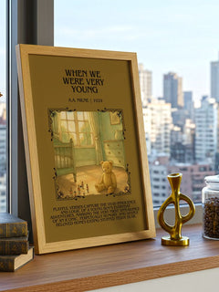 When We Were Very Young Minimalist Book Poster by A.A. Milne – image 3