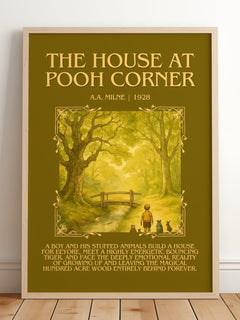 The House At Pooh Corner Minimalist Book Poster by A.A. Milne – image 2