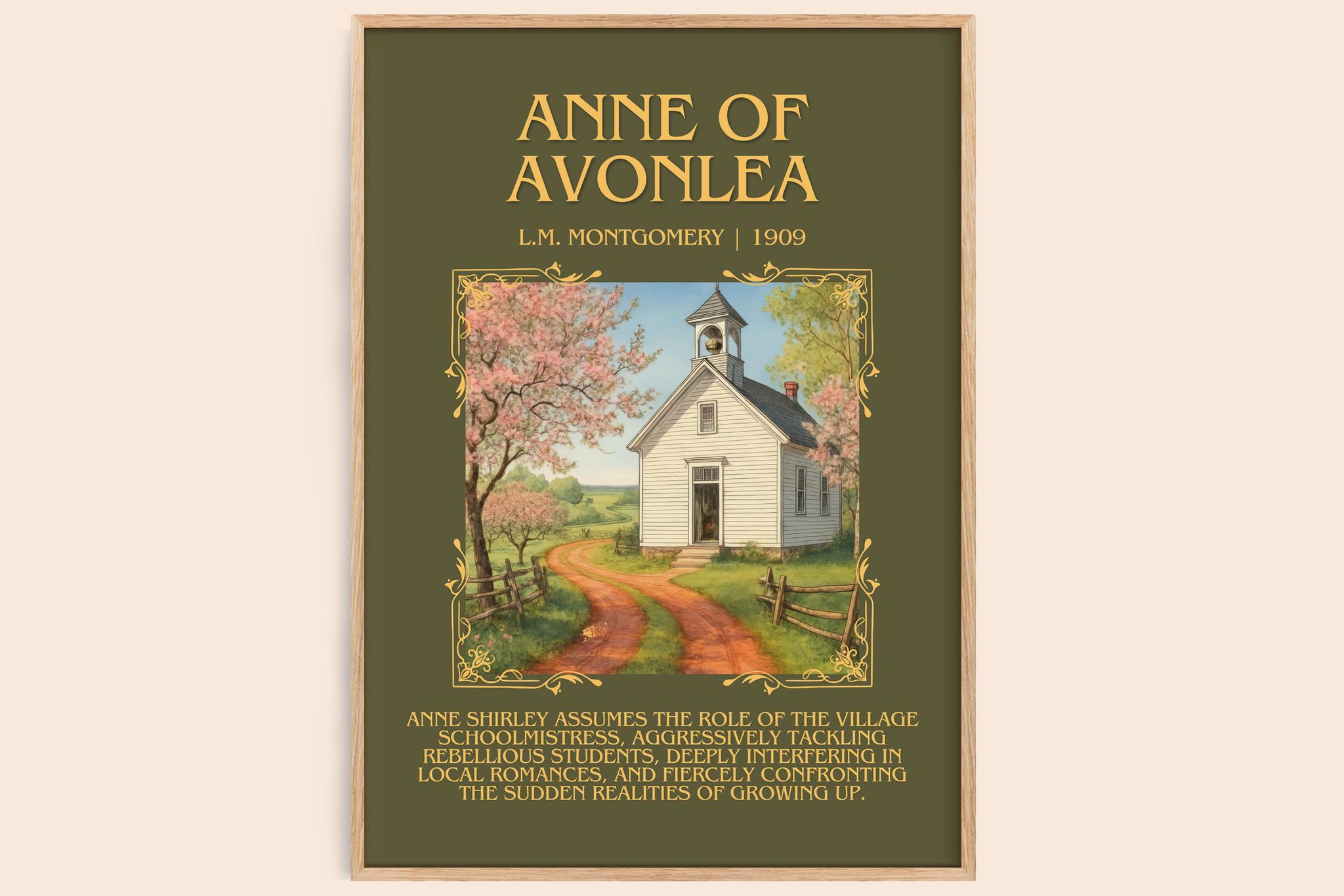 Anne Of Avonlea Minimalist Book Poster by L.M. Montgomery
