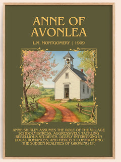 Anne Of Avonlea Minimalist Book Poster by L.M. Montgomery – image 1