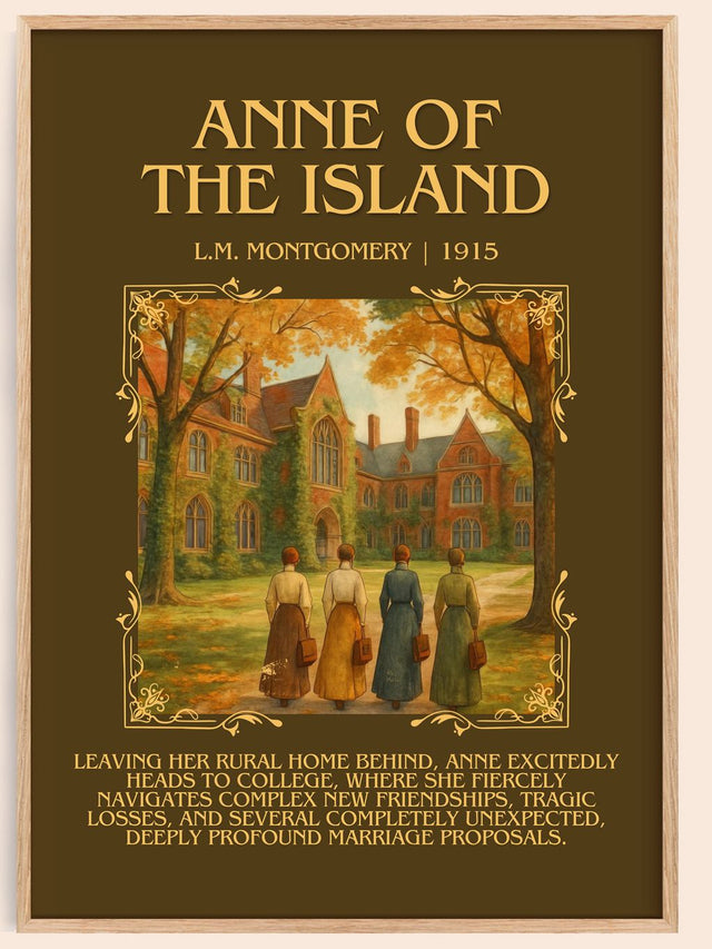 Anne Of The Island Minimalist Book Poster by L.M. Montgomery