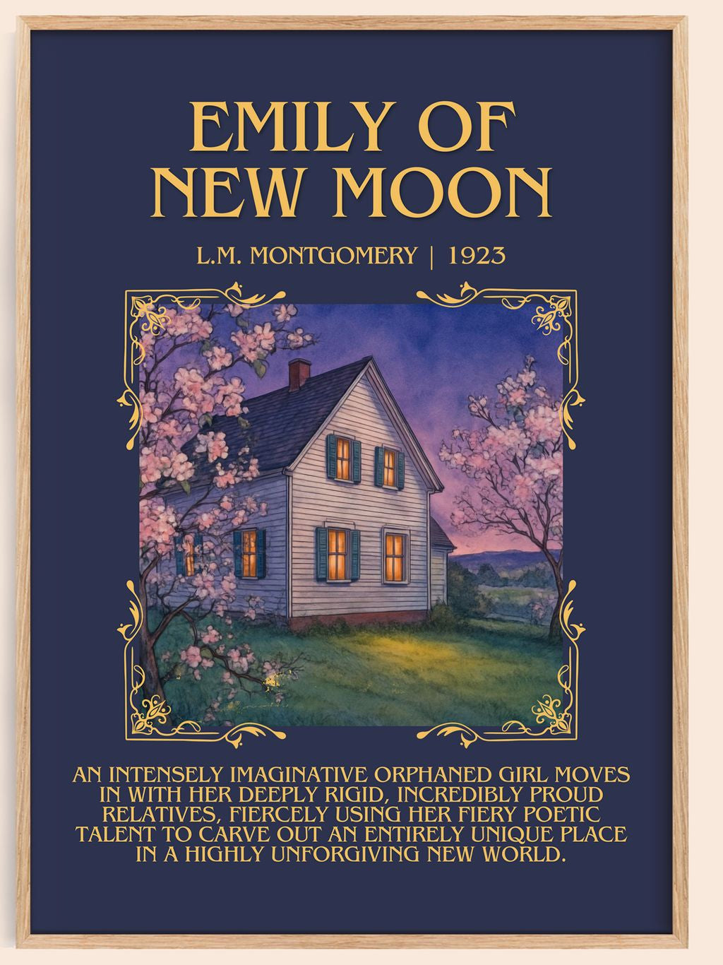 Emily Of New Moon Minimalist Book Poster by L.M. Montgomery – book poster