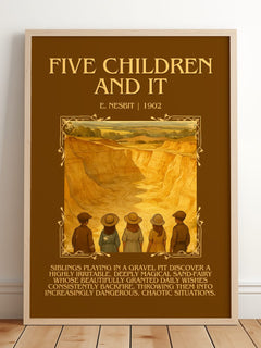 Five Children And It Minimalist Book Poster by E. Nesbit – image 2