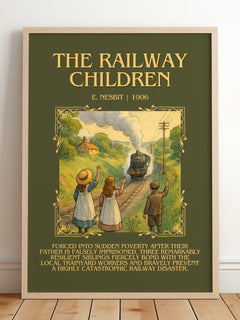 The Railway Children Minimalist Book Poster by E. Nesbit – image 2