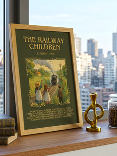 The Railway Children Minimalist Book Poster by E. Nesbit – image 3