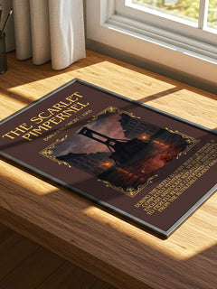 The Scarlet Pimpernel Minimalist Book Poster by Baroness Orczy – image 4