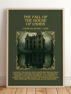 Fall Of The House Of Usher Minimalist Book Poster by Edgar Allan Poe – image 2