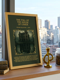 Fall Of The House Of Usher Minimalist Book Poster by Edgar Allan Poe – image 3